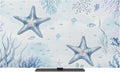 Sea Blue Starfish Coral Indoor TV Cover, Elastic TV Screen Protector Coastal by Unknown