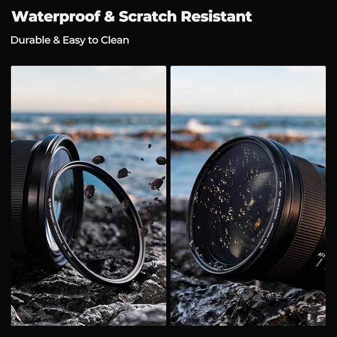 K&F CONCEPT 62mm Circular Polarizer Lens Filter - Image 6