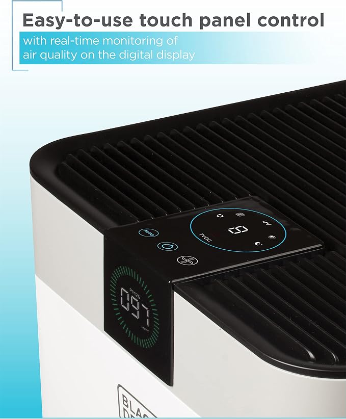 BLACK+DECKER Electrostatic Precipitator Air Purifier, HEPA Air Purifier - Image 4