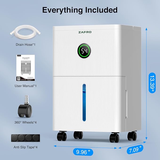 ZAFRO 1600 Sq.Ft Dehumidifiers for Home and Basement - Image 9