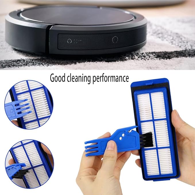 2PCS ABS Dust Brush Blue Blade Cleaning Brush Handheld Vacuum Cleaner Parts - Image 5