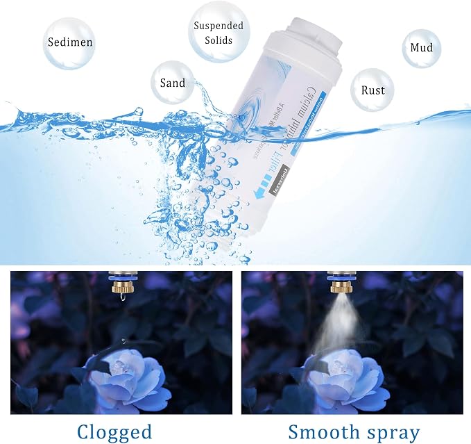 Yoption Calcium Inhibitor Filter, Outdoor Misting System Filter, - Image 4