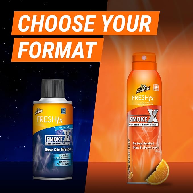 Armor All FRESHfx SmokeX Citrus Breeze Car Air Freshener Spray - Image 6
