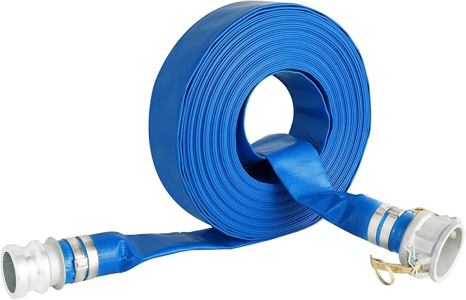 1.5" x 50 ft Backwash Hose for Swimming Pools, Heavy Duty PVC Water Lay Flat - Image 6