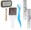 5 Pcs Air Conditioner Condenser Fin Cleaning Brush Kit, Stainless Steel AC Fin by Unknown
