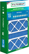 Filterbuy 15.75x27.63x3.50 Air Filter MERV 13 Optimal Smoke & Allergy Defense by Filterbuy