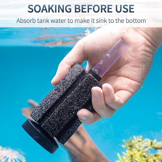 Pawfly Aquarium Bio Sponge Filter Quiet Betta Fry Shrimp and Small Fish Foam - Image 6