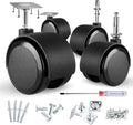 2 inch Caster Wheels 5/16 inch Valve stem and Rotating top Plate Installation by Apllamo