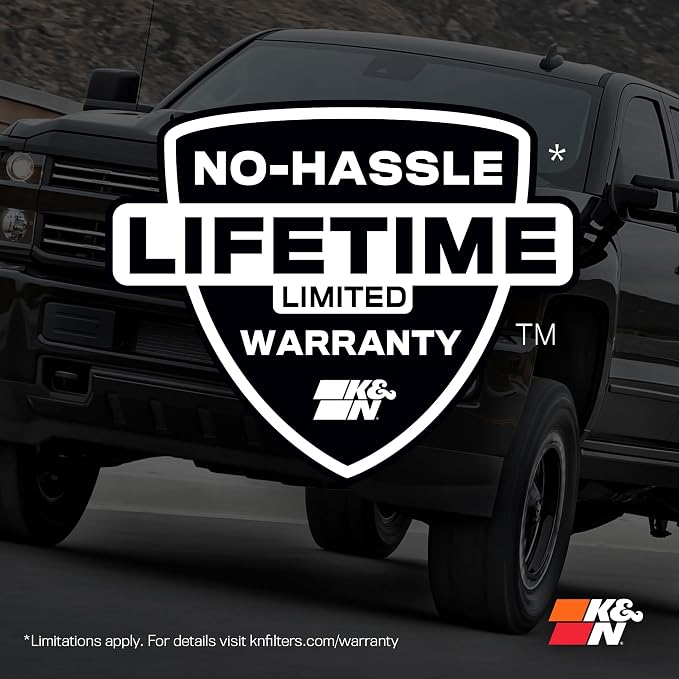 K&N High-Flow Original Lifetime Engine Air Filter: Increase Power: Premium - Image 8