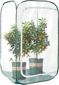 Plant Mini Greenhouse Pop up Frost Protection Enclosure PVC Clear Plant Covers by Hkvoxim