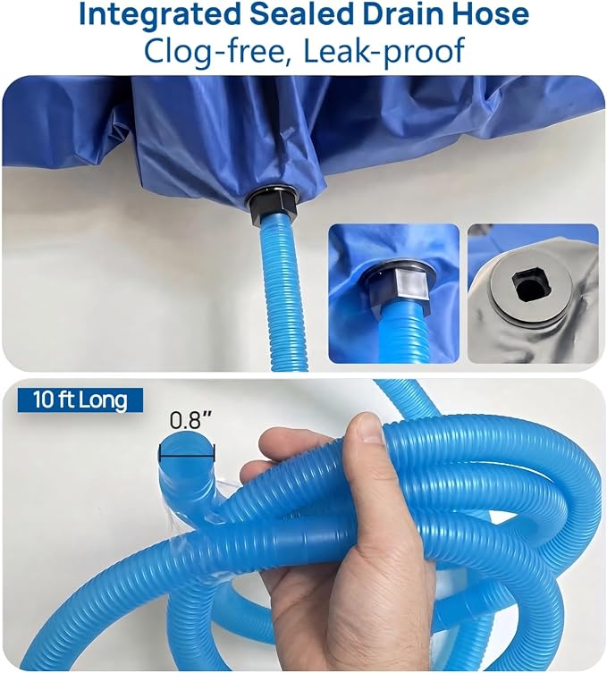 Mini Split Cleaning Kit, Waterproof Cleaning Bag, AC Cleaning Kit Fits 27" - Image 4