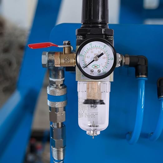 G1/4 Compressed Air Filter Regulator Combo Manual Drain Water Oil Separator - Image 6