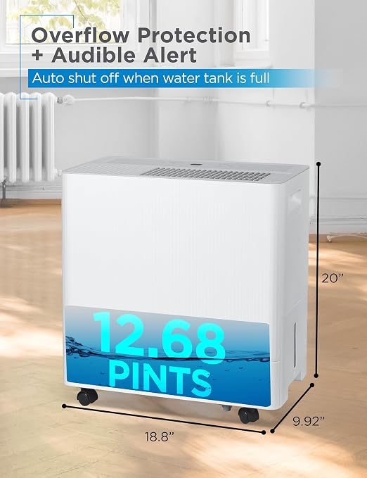 BLACK+DECKER 50-Pint Portable Dehumidifier - Image 4