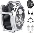 Motorcycle Air Cleaner Skull Style Air Filter by Aferrizu