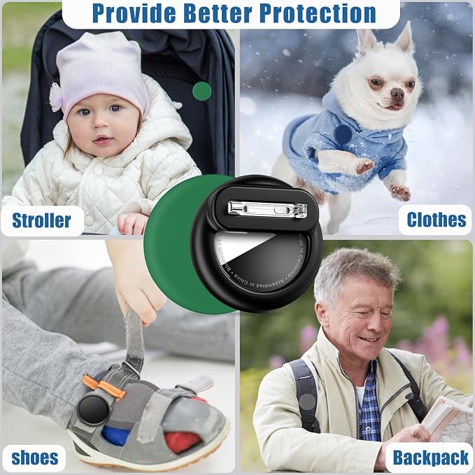 for AirTag Holder 8 Pack for Kids Hidden, Hidden Discreet Toddler Tracker - Image 4