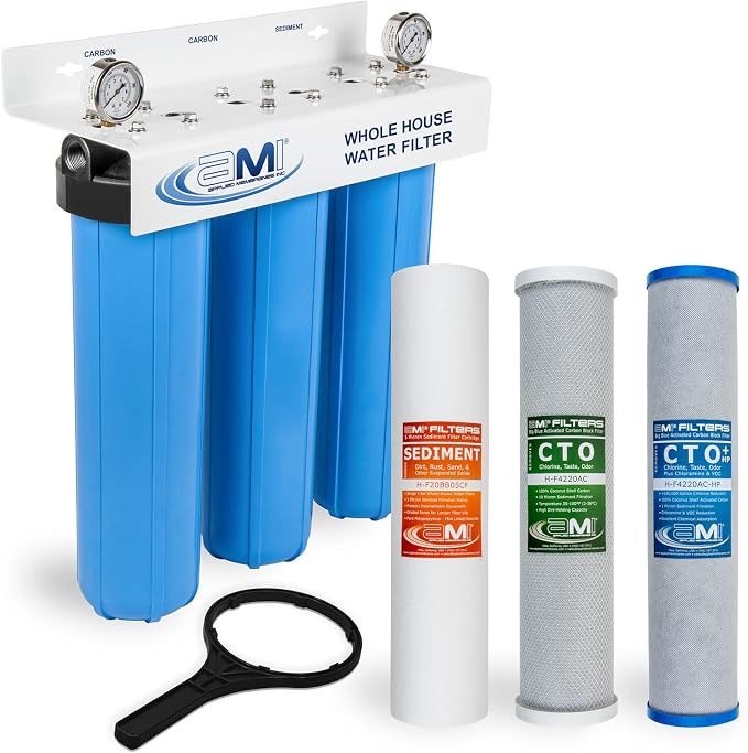 Applied Membranes Inc. 3-Stage Whole-House Water Filter System - Image 2