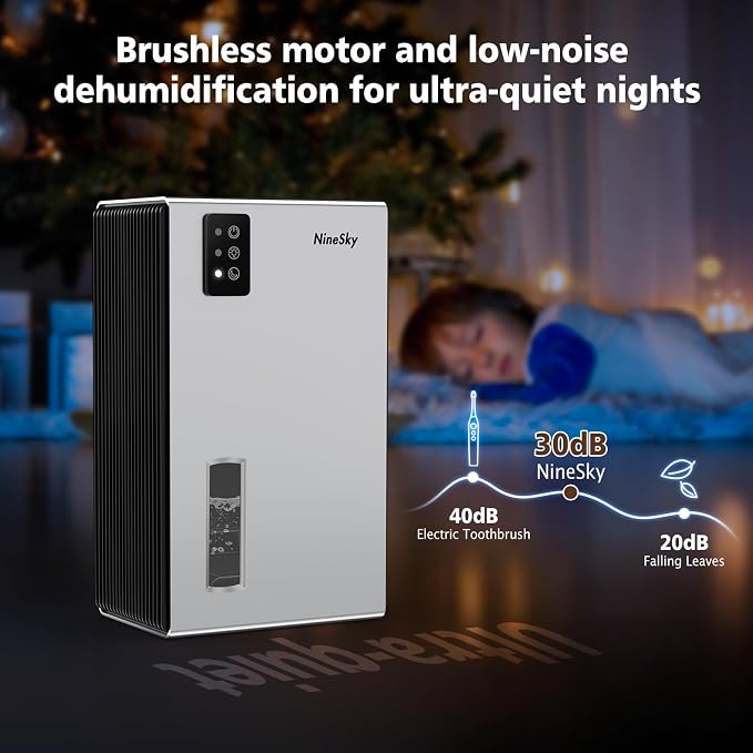 NineSky Dehumidifier, 1000 sq.ft Dehumidifiers - Image 6