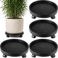 Planterhoma 4 Packs 13 Inch Plant Caddy by Planterhoma