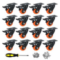 2" Caster Wheels Set of 16, Heavy Duty by ASHGOOB