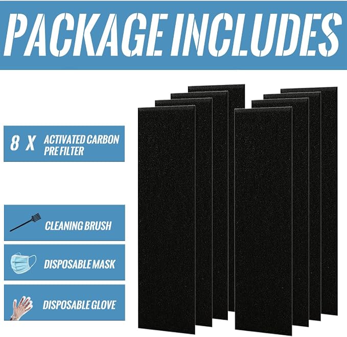 8-Pack Flt5000 replacement filter Carbon Pre-Filter - Image 6
