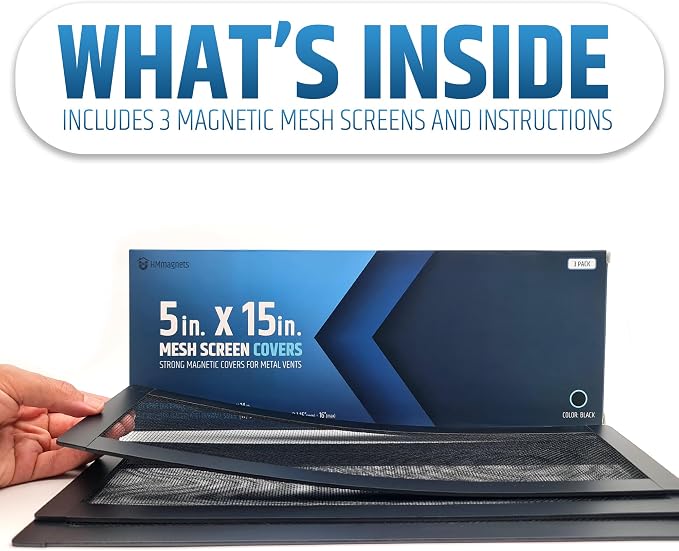 Powerful Magnetic Vent Screen Mesh Covers that Will Never Move or Fall - Image 8