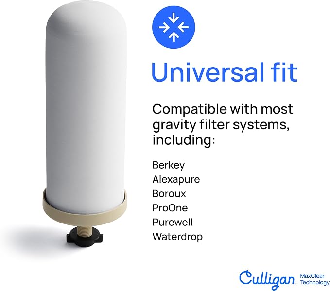 Culligan MaxClear 7” Gravity Water Filter Replacement Compatible - Image 3