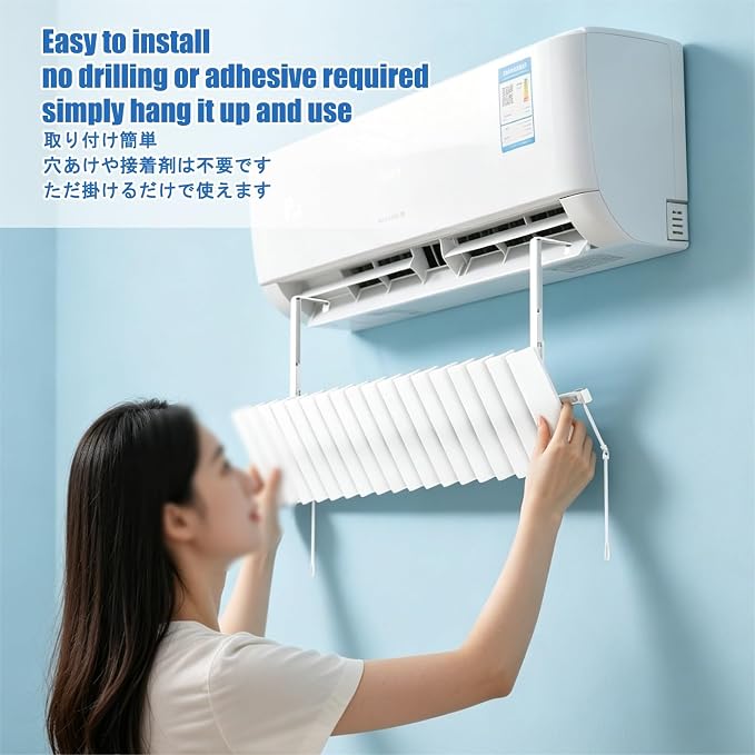 Air Deflector for Window Ac Unit, Window Ac Air Flow Redirector, Effectively - Image 8