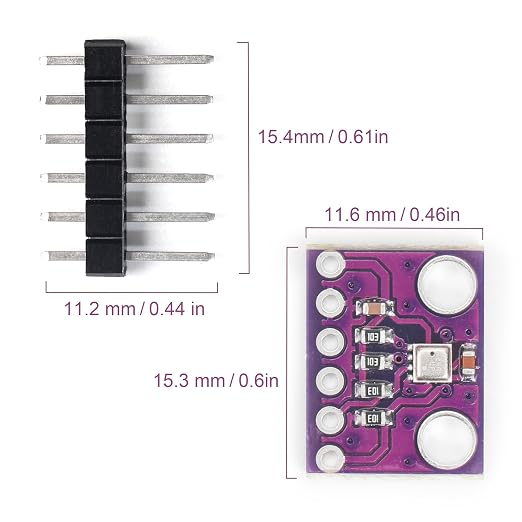 1PC BME280 3.3V Sensor Module Atmospheric Pressure Temperature Humidity Sensor - Image 3
