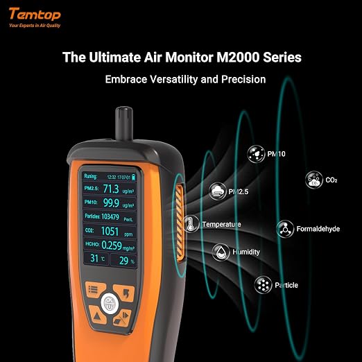 Temtop Comprehensive Air Quality Bundle: S1 & M2000 2nd - Image 7