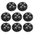 Self Adhesive Caster Wheels, 360° Swivel Stainless Steel Rollers, Low Profile by YSKmanhuo