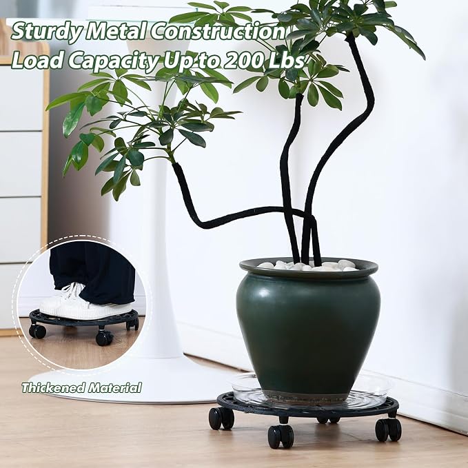 2 Packs Rolling Plant Stand - Image 6