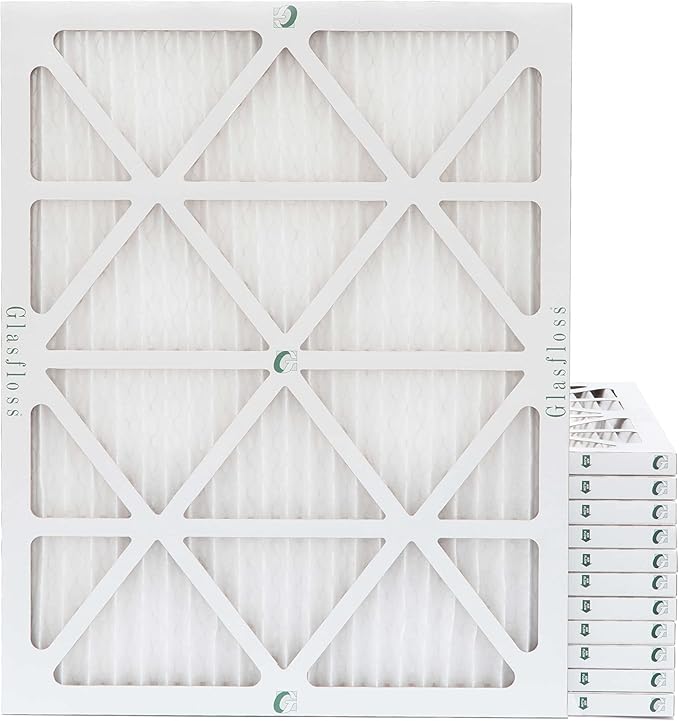 Glasfloss 14x20x1 MERV 13 AC & Furnace Air Filters. Case of 12. Actual Size: by Glasfloss