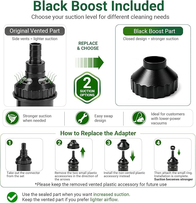 EZ SPARES Micro Cleaning Nozzle Kit, Micro Vacuum Attachment, Universal Vacuum - Image 3