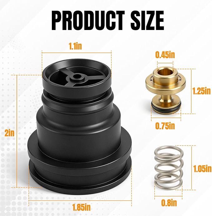 Jerbor Upgraded R950014 Air Dryer Valve Rebuild Kit Fit - Image 2