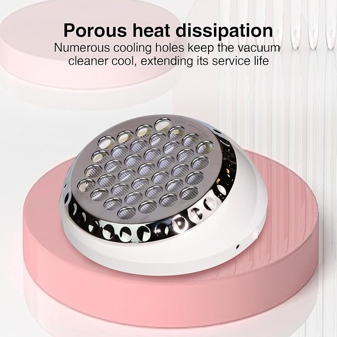 Nail Dust Collector+1 Filter 40W Turbo Vacuum No Fan Cleaner 5200RPM Suction - Image 6