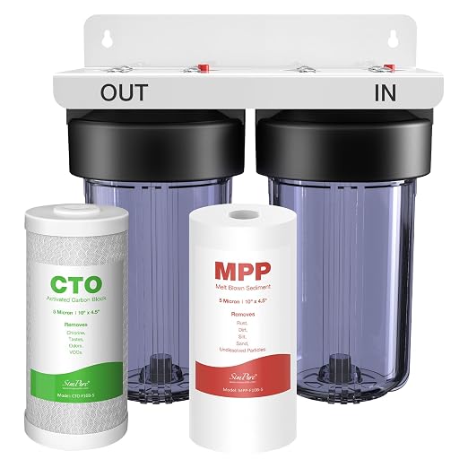 SimPure Whole House Water Filter System, 2 Stages Clear Home Water by SimPure_Water
