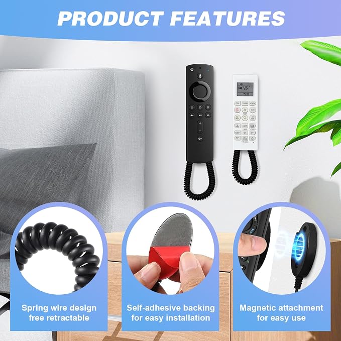 Magnetic Remote Control Holder and Remote Holder - Image 5
