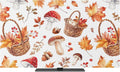 Fall Thanksgiving Maple Leaves Indoor TV Cover, Elastic TV Screen Protector by Unknown