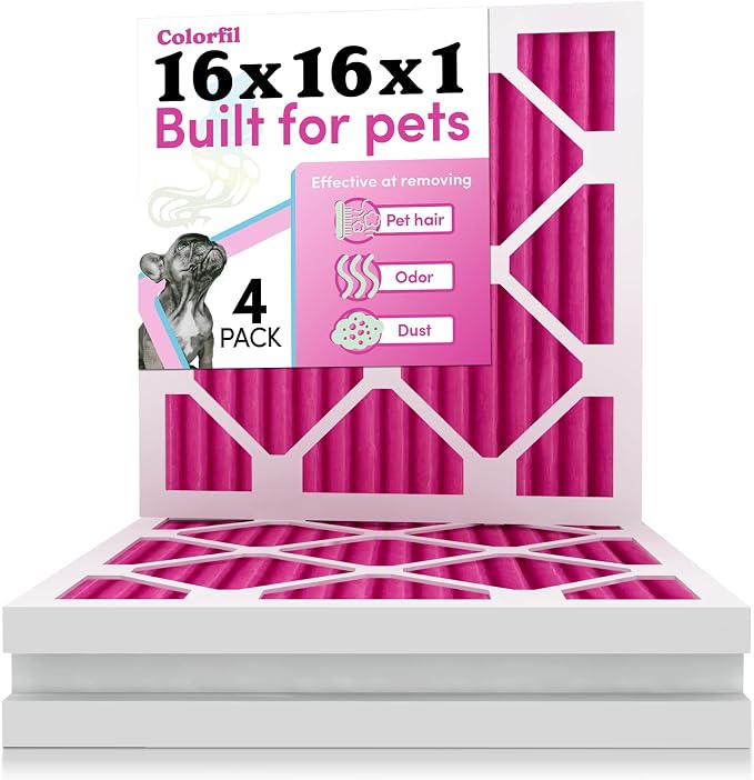 16x16x1 Air Filter by Colorfil | Color Changing Filters by ColorfilAirFilters