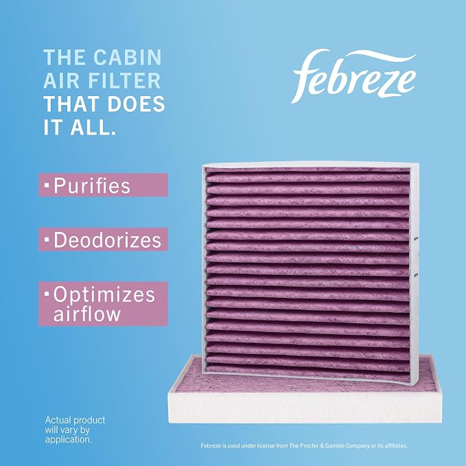 Febreze Odor Control Cabin Air Filter by PUREFLOW RZ19183 Fits 2014-2018 - Image 4