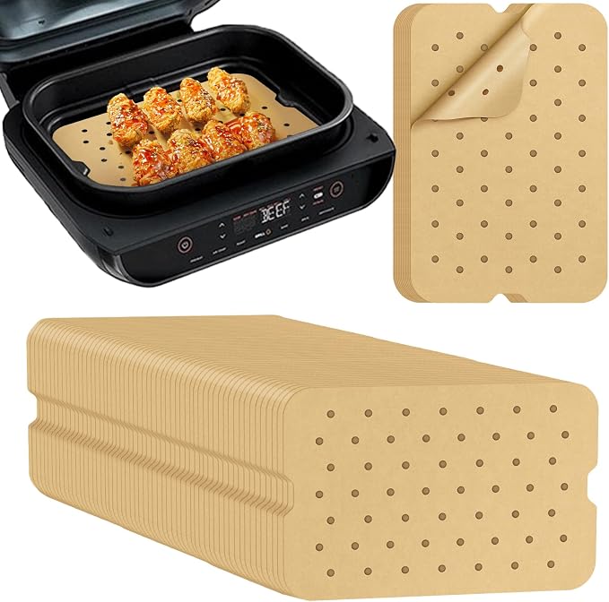 Air Fryer Liners Disposable for Ninja: 150pcs Air Fryer Parchment Paper Liners by DNSSY