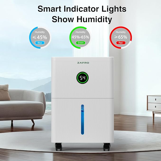 ZAFRO 1600 Sq.Ft Dehumidifiers for Home and Basement - Image 3