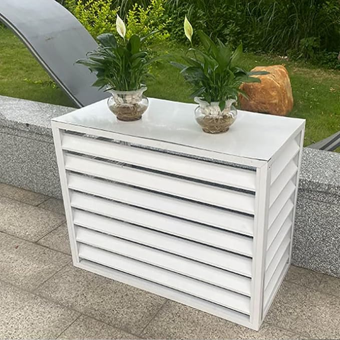 Pool pump covers for outside units, outdoor garbage can enclosures, aluminum by ZUGIATP