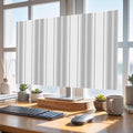 Minimalist Gray Stripes Indoor TV Cover, Elastic TV Screen Protector Modern by Unknown