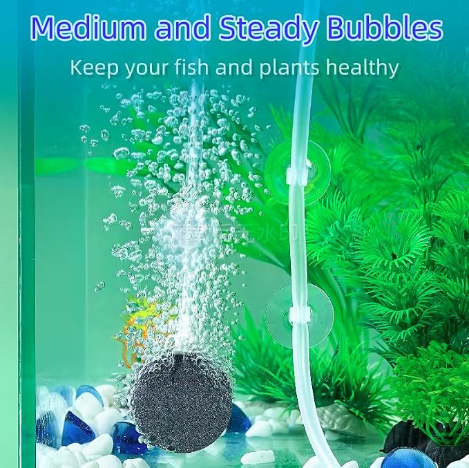 AQUANEAT Air Stone Disc, 4 Packs, Aerator Bubble Diffuser, Air Pump Accessories - Image 2