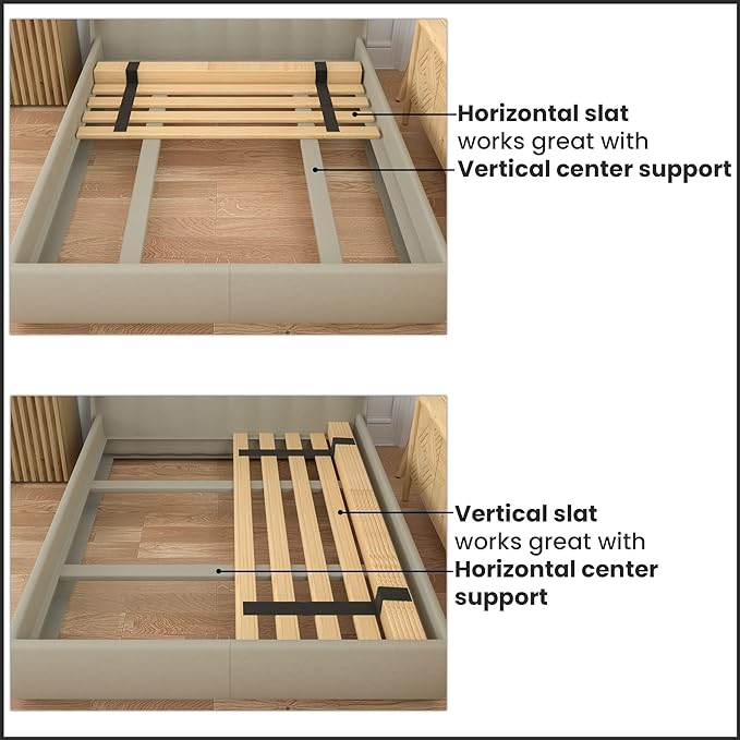 Greaton, 0.68-Inch Heavy Duty Vertical Wooden Bunkie Board/Bed Slats - Image 3