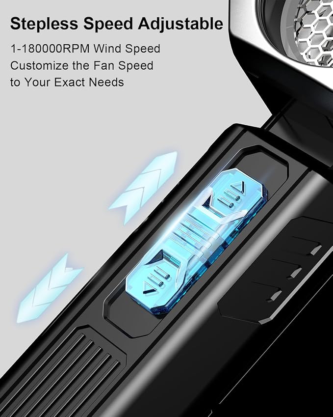 Electric Air Duster, Mini Vacuum Cleaner - Image 6
