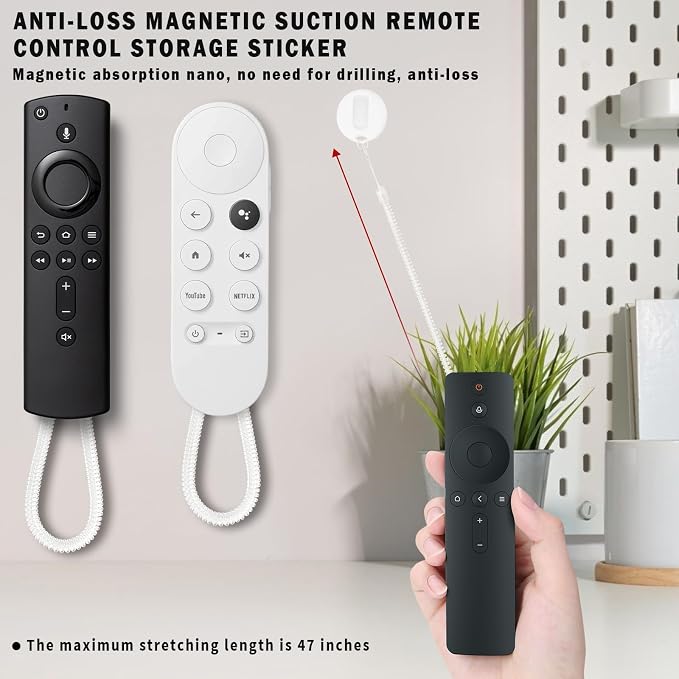 3-Pack Magnetic TV Remote Leash Holders - Image 3