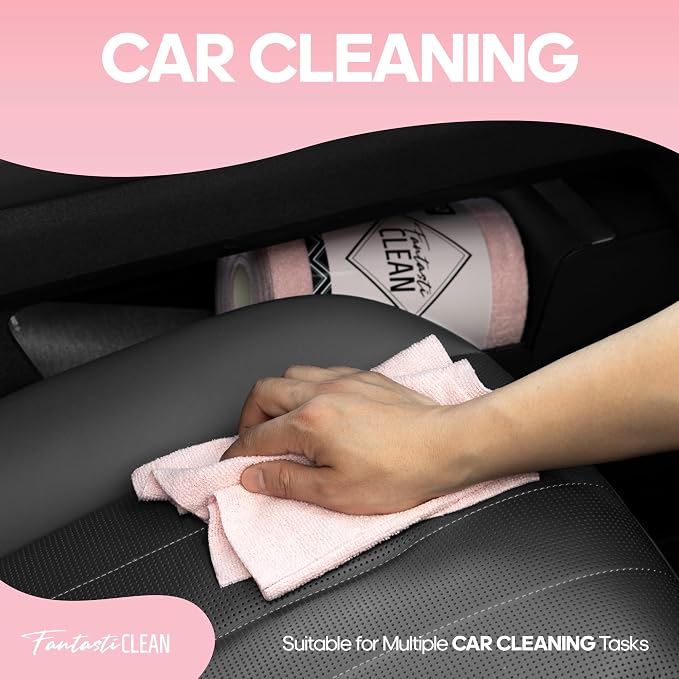 Fantasticlean Microfiber Cleaning Cloth Roll 2 Rolls 120 Pack, Tear Away - Image 6