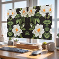 Rural White Gardenia Flower Indoor TV Cover, Elastic TV Screen Protector by Unknown